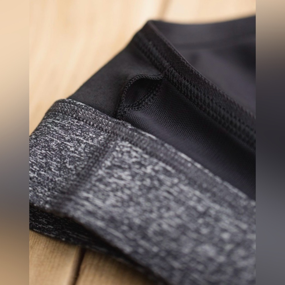 Lululemon If You're Lucky Bra, Black and Heathered Black, 10 - Picture 6 of 14